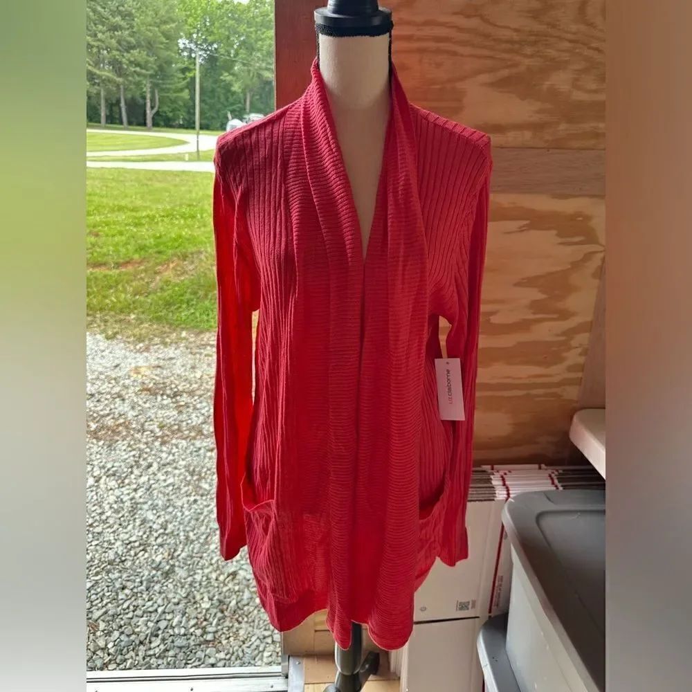 NWT Liz Claiborne Sweater Cardigan